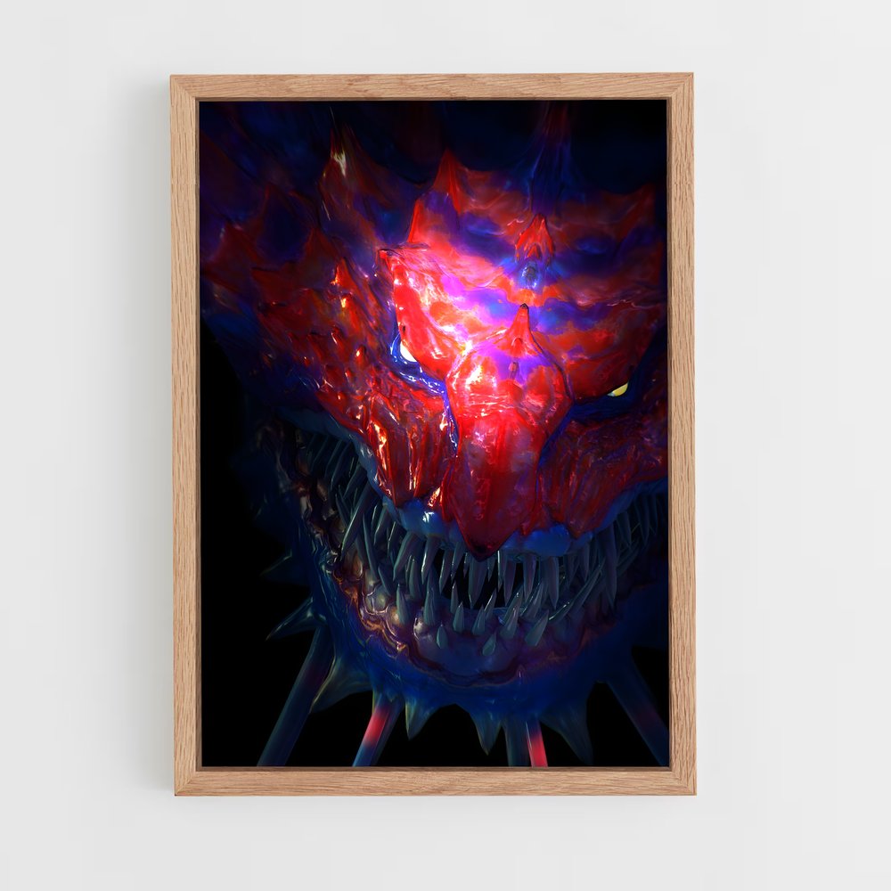 Poster Tête de Monstre – affiche Monster Hunter (vue 4)
